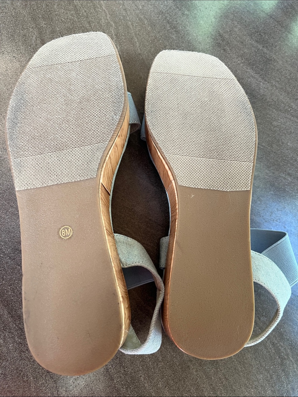 Anne Klein sling back sandals, light blue - Picture 4 of 4
